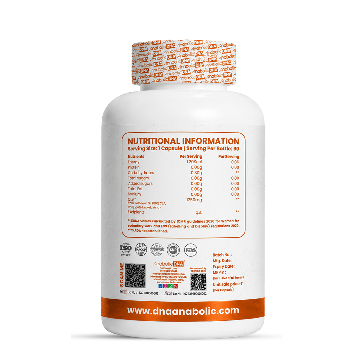 Anabolic DNA CLA 1250