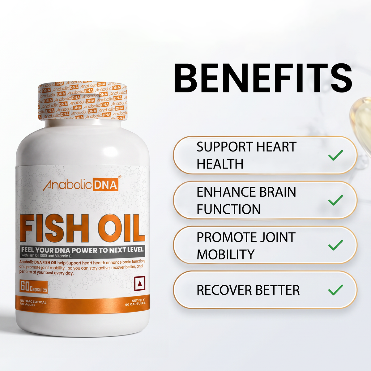 AnabolicDNA Fish Oil – Omega-3 Supplement