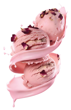 Rose Ice Short Cake