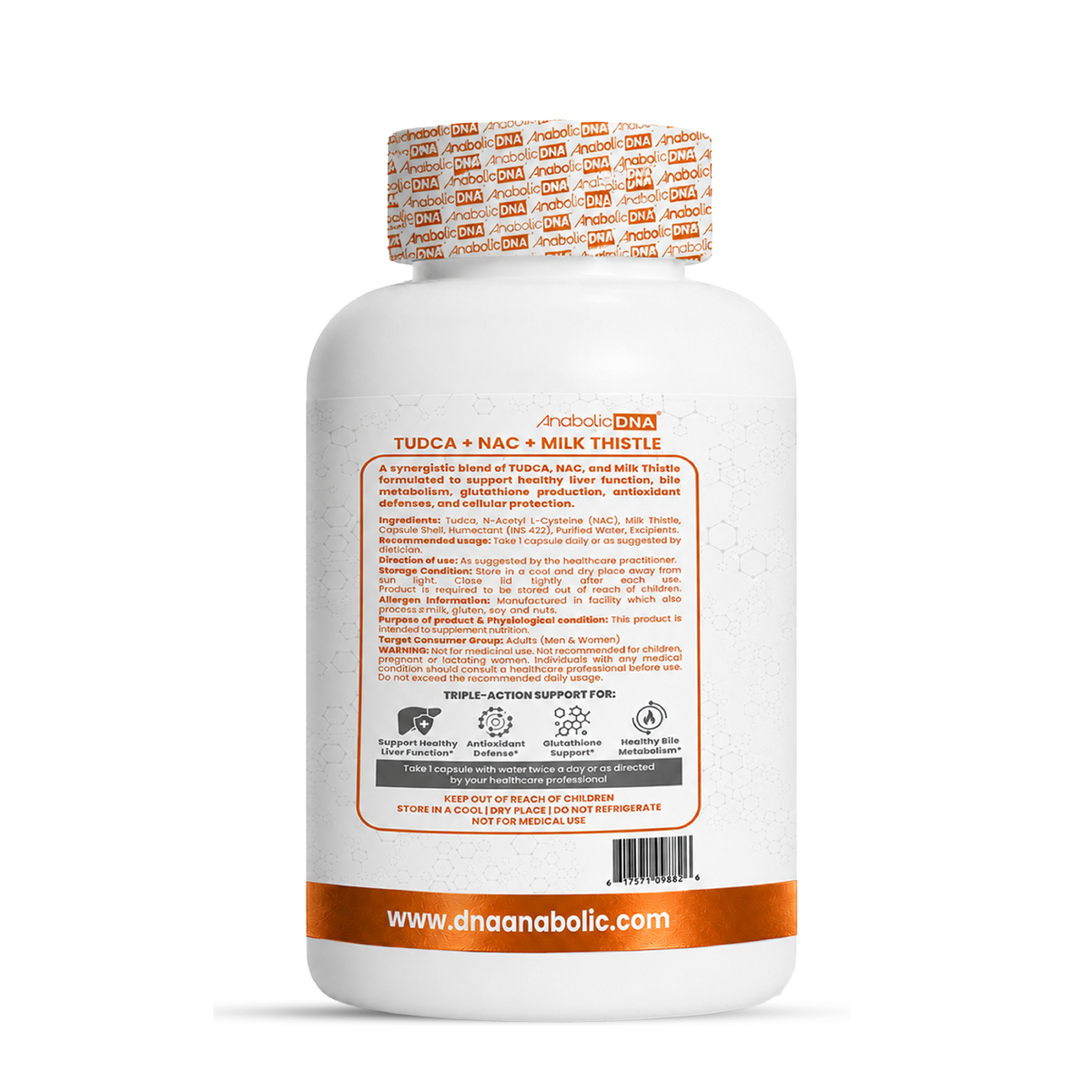 Anabolic DNA TUDCA
